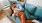 a man and a woman lying on a couch