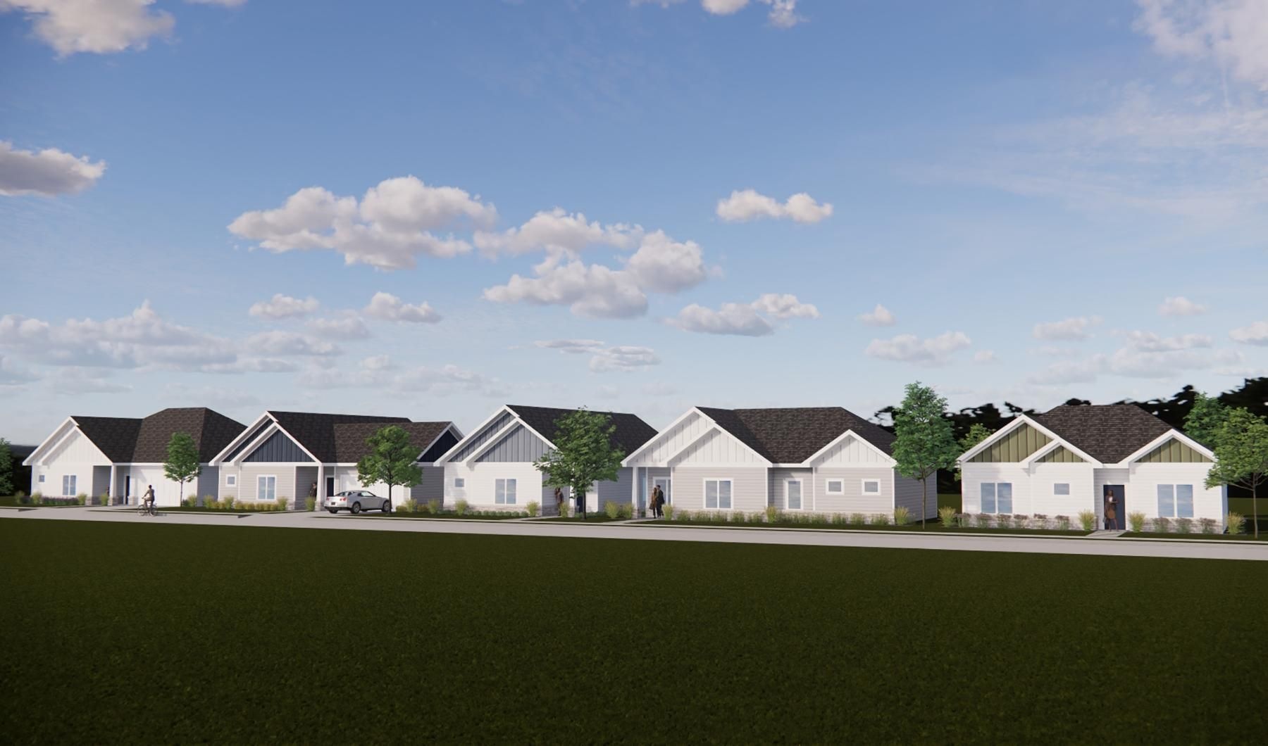 a row of houses